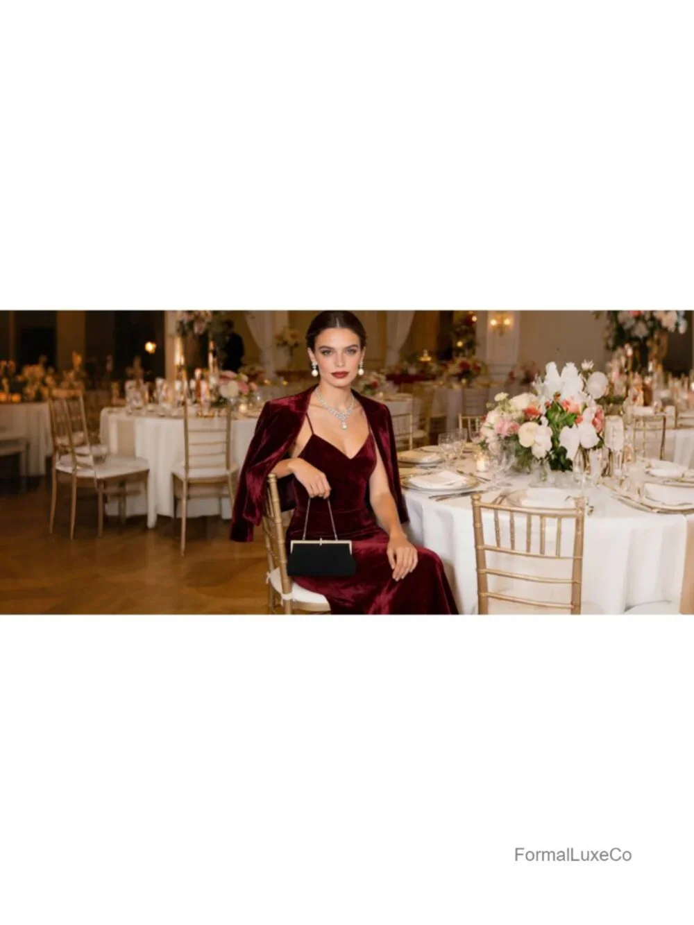 Beaded Clutch Evening Bag Formal Wedding Bridal Prom Party Handbag with Chain